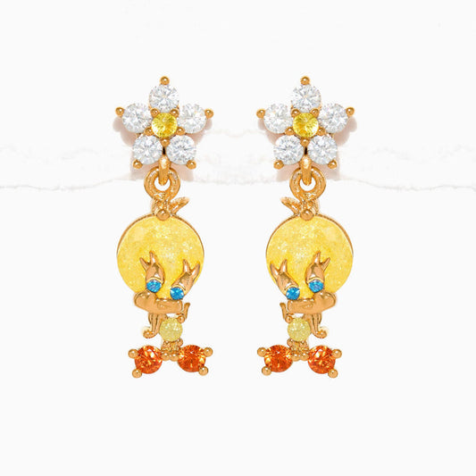 Looney Tunes Tweety Bird Earrings
