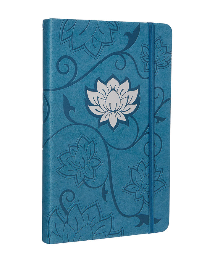 Lotus Hardcover Ruled Journal