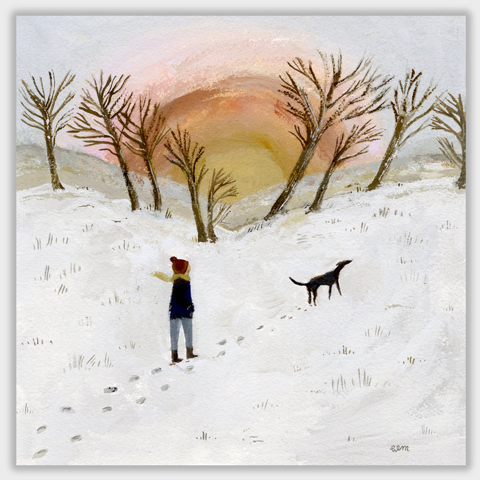 Low Winter Sun 20x20 print