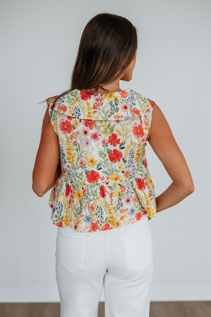 Lucianna Floral Top