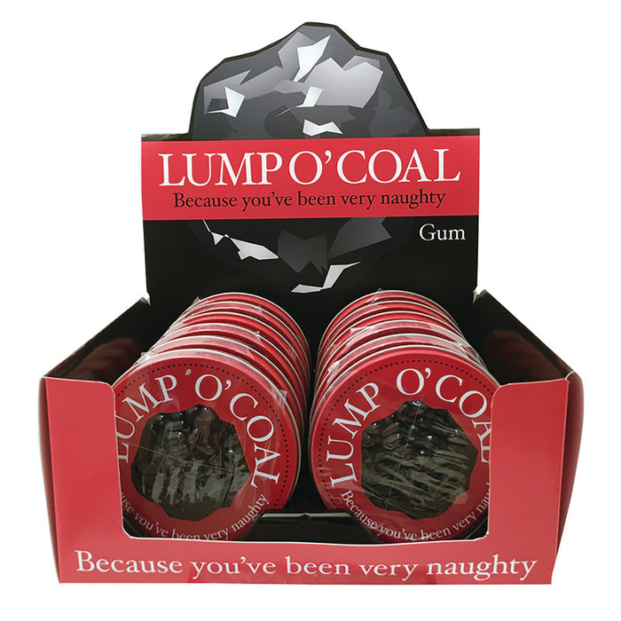 Lump O'Coal Candy Tin - 12 Count