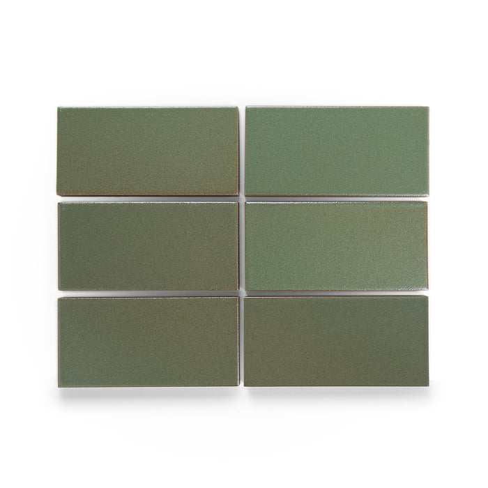 Heath Ceramics Tile M27 Olive #3