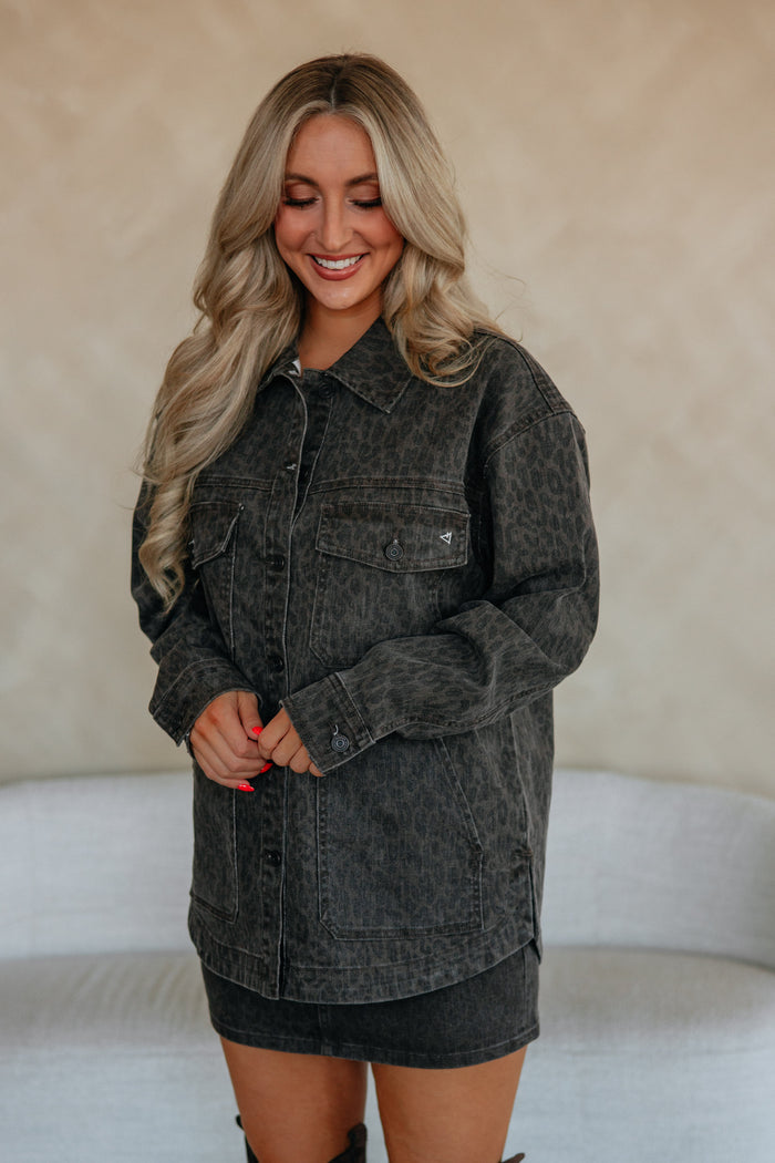 Maressa Hidden Denim Shacket