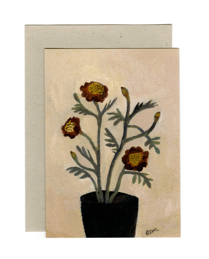 Marigolds card