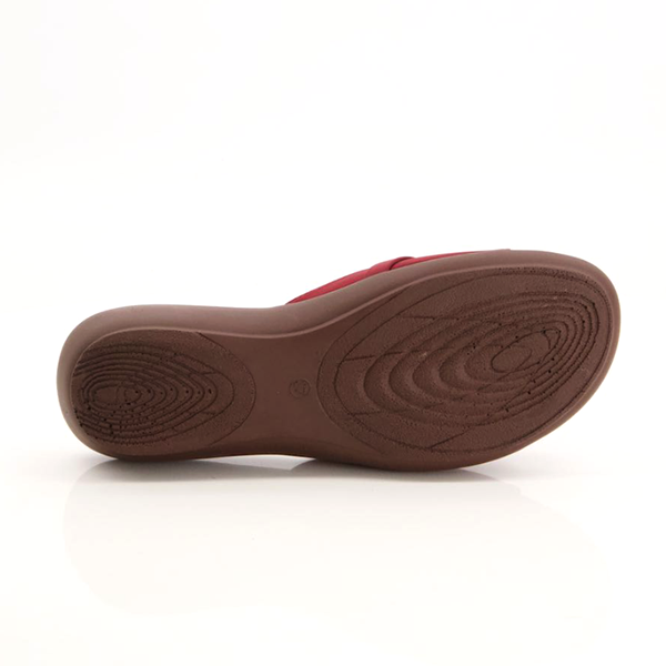 Maroon Heel Slippers for women