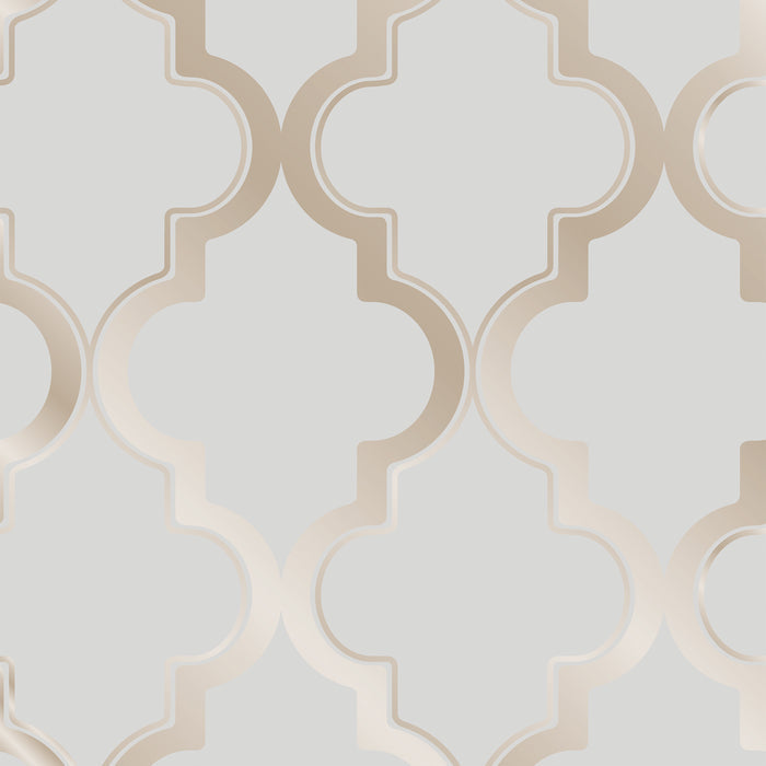 SINGLE ROLL / Bronze Grey Arabesque