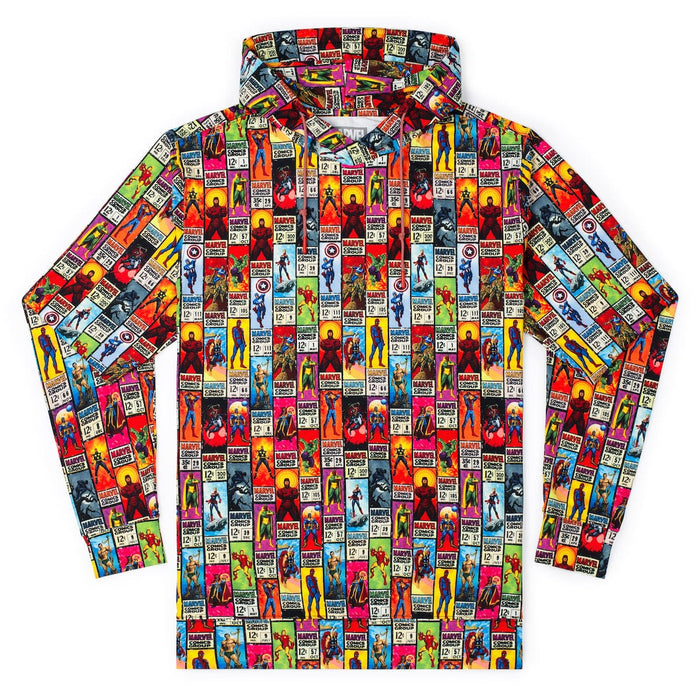 RSVLTS XS Marvel Performance Hoodie Marvel 85th Anniversary "Corner Box Brigade" – Performance Hoodie Marvel 85th Anniversary "Corner Box Brigade" – Performance Hoodie