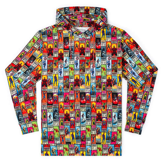RSVLTS XS Marvel Performance Hoodie Marvel 85th Anniversary "Corner Box Brigade" – Performance Hoodie Marvel 85th Anniversary "Corner Box Brigade" – Performance Hoodie