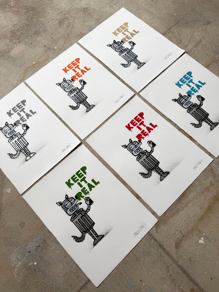 MAU MAU - The Geek Shall Inherit The Earth - Originals On Paper, timed edition