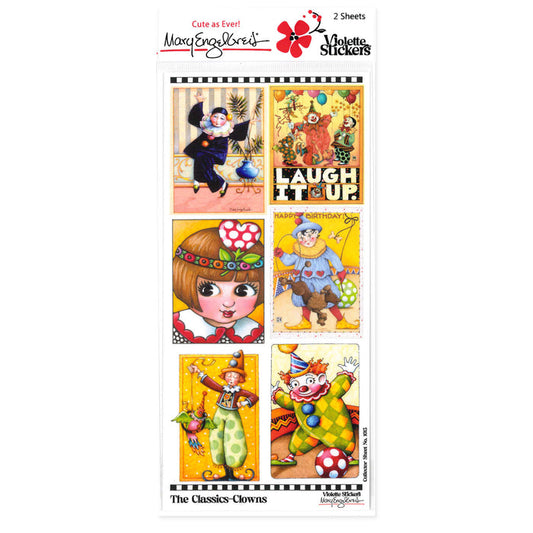 ME Classics Clowns Sticker Sheet