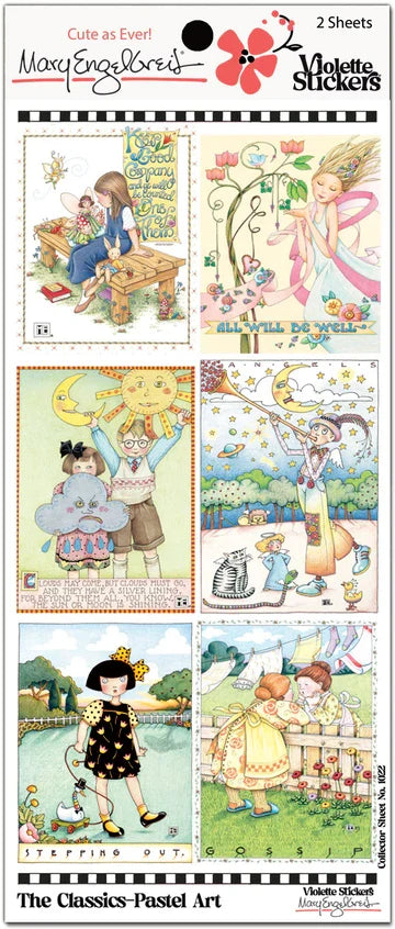 ME Classics Pastel Art Sticker Sheet