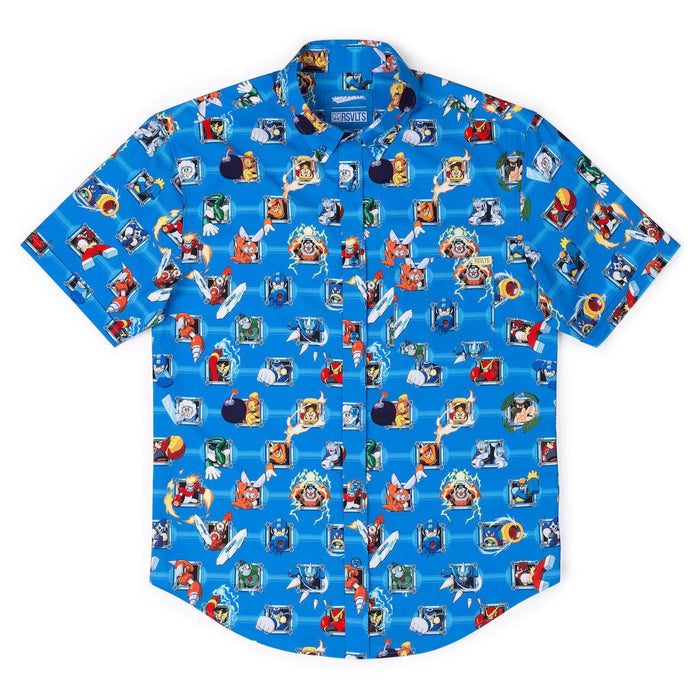 RSVLTS Mega Man Short Sleeve Shirt Mega Man "Choose Wily" – KUNUFLEX Short Sleeve Shirt Mega Man "Choose Wily" – KUNUFLEX Short Sleeve Shirt