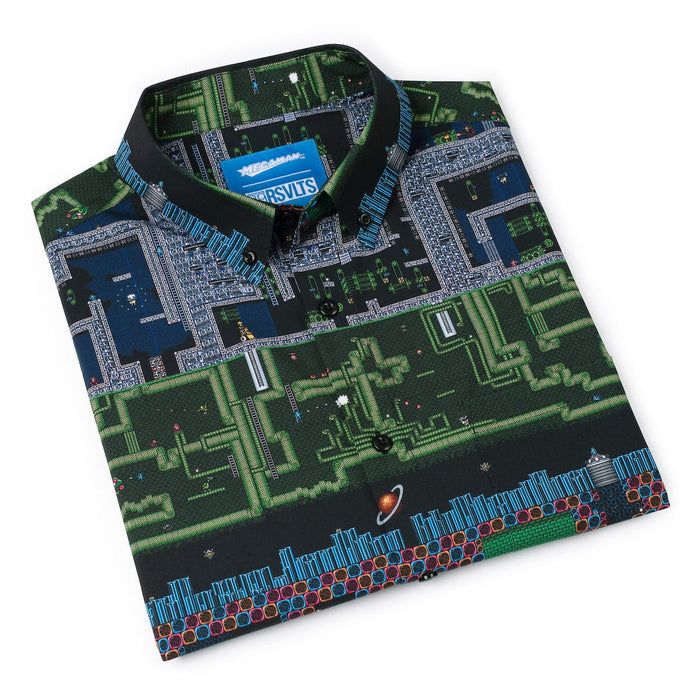 RSVLTS Mega Man Short Sleeve Shirt Mega Man "Mega Man Build" – KUNUFLEX Short Sleeve Shirt Mega Man "Mega Man Build" – KUNUFLEX Short Sleeve Shirt