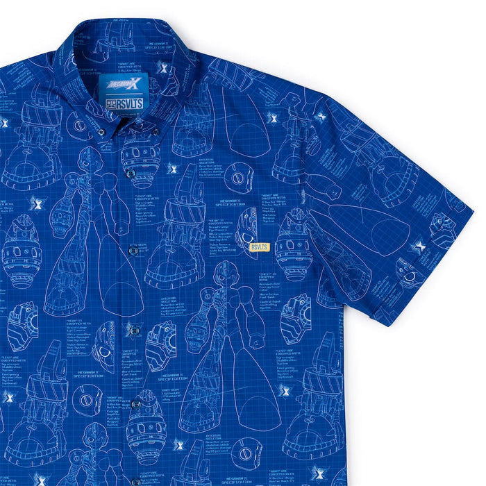 RSVLTS XS Mega Man Short Sleeve Shirt Mega Man "Megamatics X" – KUNUFLEX Short Sleeve Shirt Mega Man "Megamatics X" – KUNUFLEX Short Sleeve Shirt