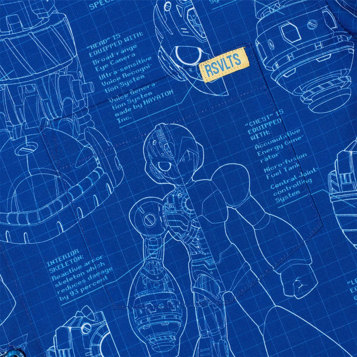 RSVLTS Mega Man Short Sleeve Shirt Mega Man "Megamatics X" – KUNUFLEX Short Sleeve Shirt Mega Man "Megamatics X" – KUNUFLEX Short Sleeve Shirt