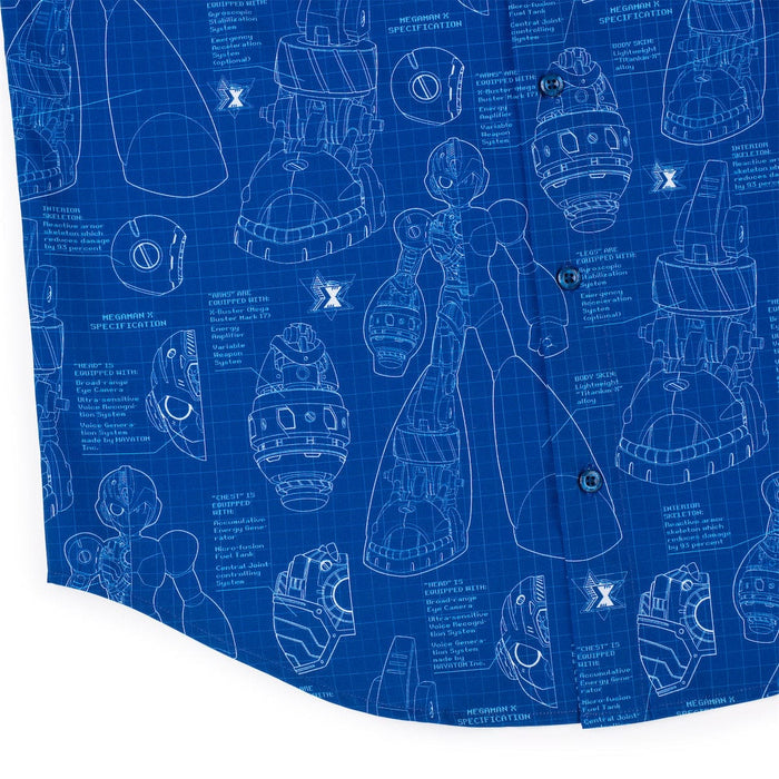 RSVLTS Mega Man Short Sleeve Shirt Mega Man "Megamatics X" – KUNUFLEX Short Sleeve Shirt Mega Man "Megamatics X" – KUNUFLEX Short Sleeve Shirt
