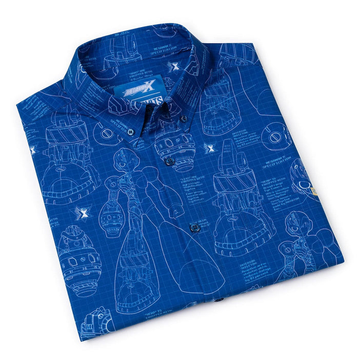 RSVLTS Mega Man Short Sleeve Shirt Mega Man "Megamatics X" – KUNUFLEX Short Sleeve Shirt Mega Man "Megamatics X" – KUNUFLEX Short Sleeve Shirt