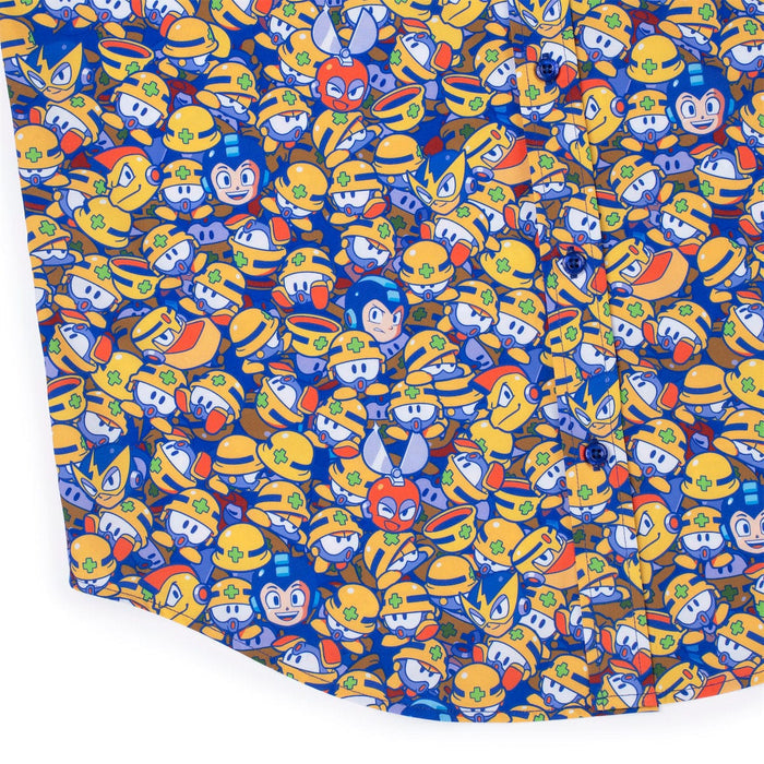 RSVLTS Mega Man Short Sleeve Shirt Mega Man "Metall Heads" – KUNUFLEX Short Sleeve Shirt Mega Man "Metall Heads" – KUNUFLEX Short Sleeve Shirt