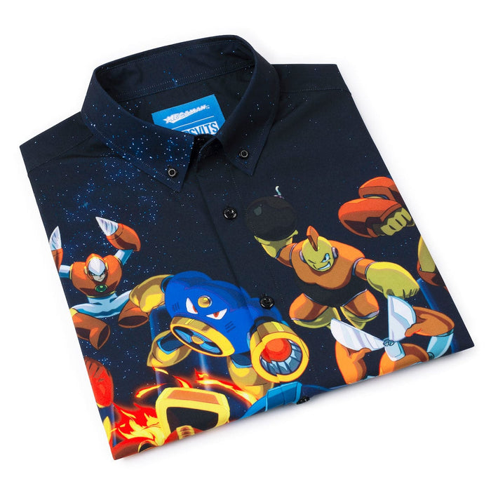 RSVLTS Mega Man Short Sleeve Shirt Mega Man "Powered Up" – KUNUFLEX Short Sleeve Shirt Mega Man "Powered Up" – KUNUFLEX Short Sleeve Shirt