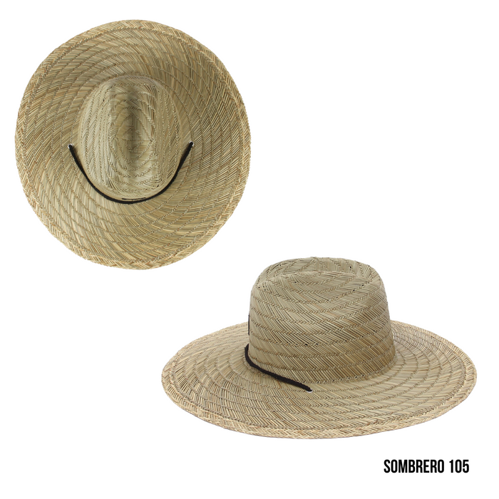 Men  Straw Sombrero - Travellers Hat Boutique