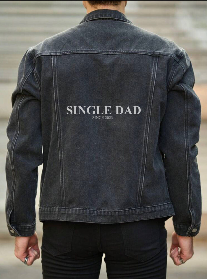 Mens Denim Jacket | Custom Embroidery Travellers Hat Boutique