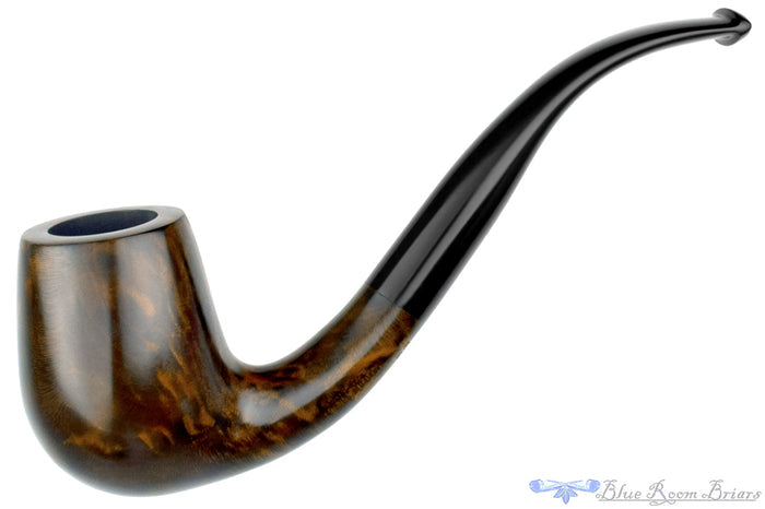 Blue Room Briars is proud to present this Merchant Service Pipe "1935" Chestnut Bent Billiard