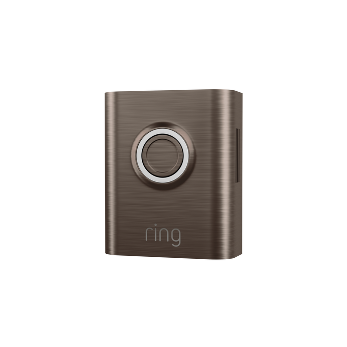 Brushed Bronze:Metallic Interchangeable Faceplate (Battery Video Doorbell Plus, Battery Video Doorbell Pro)