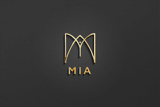 MIA - Name Logo Design | Instant Download