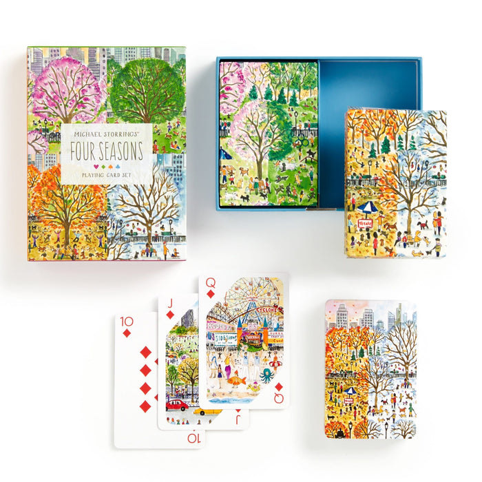 Michael Storrings Four Seasons Playing Card Set Playing Card Game Set Michael Storrings
