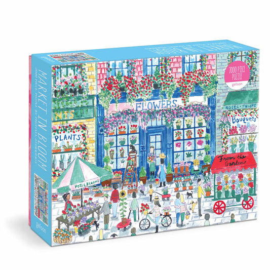 Michael Storrings Market in Bloom 2000 Piece Puzzle Michael Storrings