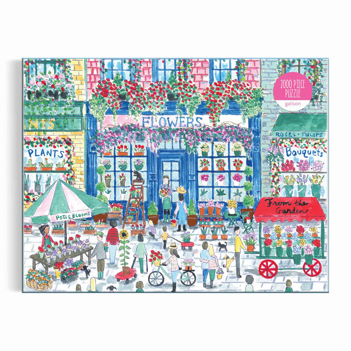 Michael Storrings Market in Bloom 2000 Piece Puzzle Michael Storrings