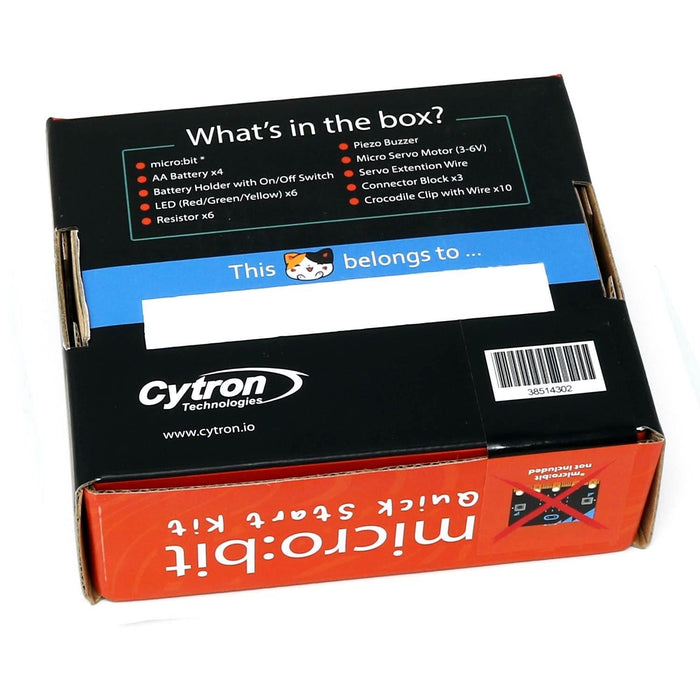 micro:bit Quick Start Kit (no micro:bit) by Cytron - The Pi Hut