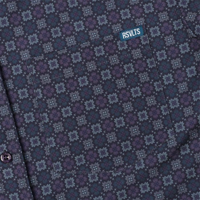 RSVLTS RSVLTS Short Sleeve Shirt Midnight Mosaic – KUNUFLEX Short Sleeve Shirt Midnight Mosaic – KUNUFLEX Short Sleeve Shirt