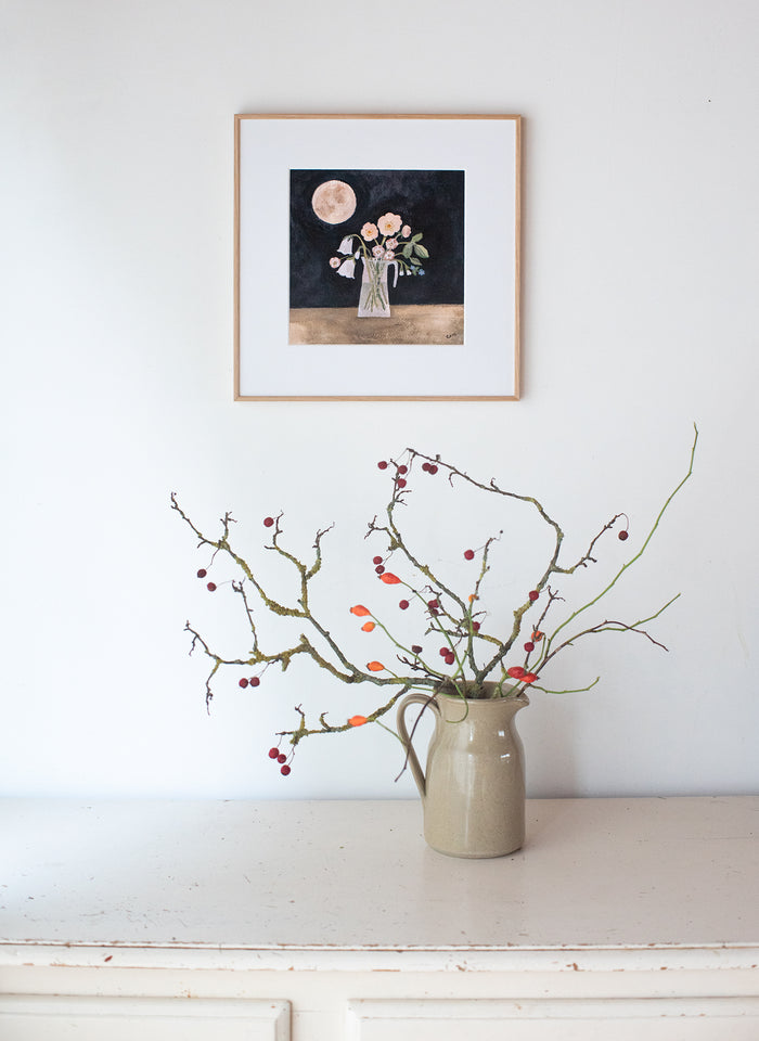 Midsummer Moon 20x20 print