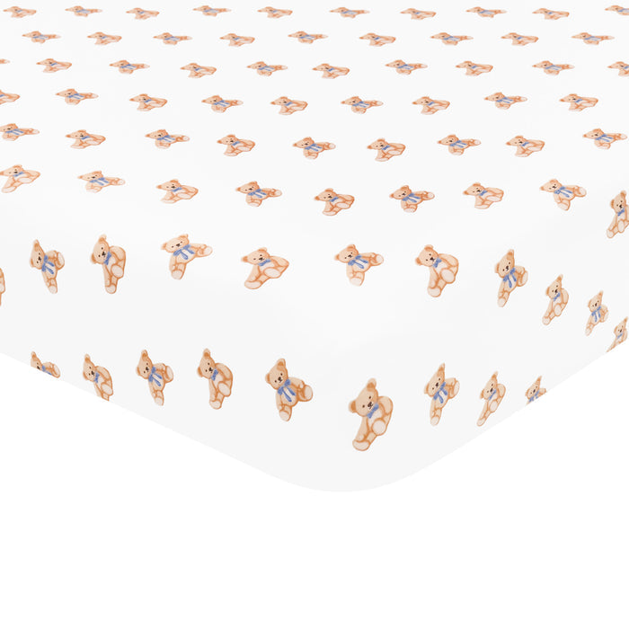Kyte Baby's Mini Crib Sheet in Teddy Bear