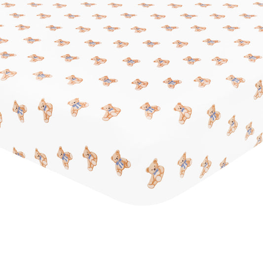 Kyte Baby's Mini Crib Sheet in Teddy Bear