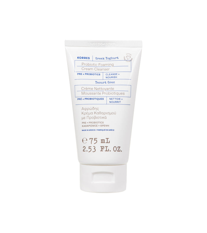 Mini Greek Yoghurt Probiotic Foaming Cream Cleanser 75ML Littles Korres