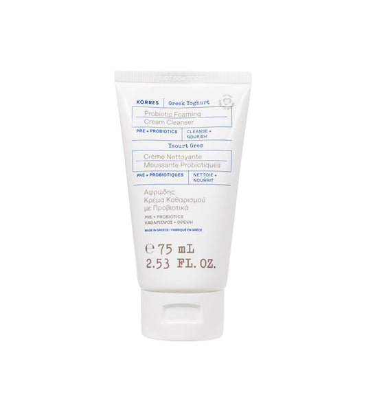 Mini Greek Yoghurt Probiotic Foaming Cream Cleanser 75ML Littles Korres
