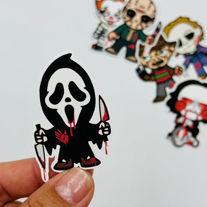 Mini Horror Character Vinyl Stickers