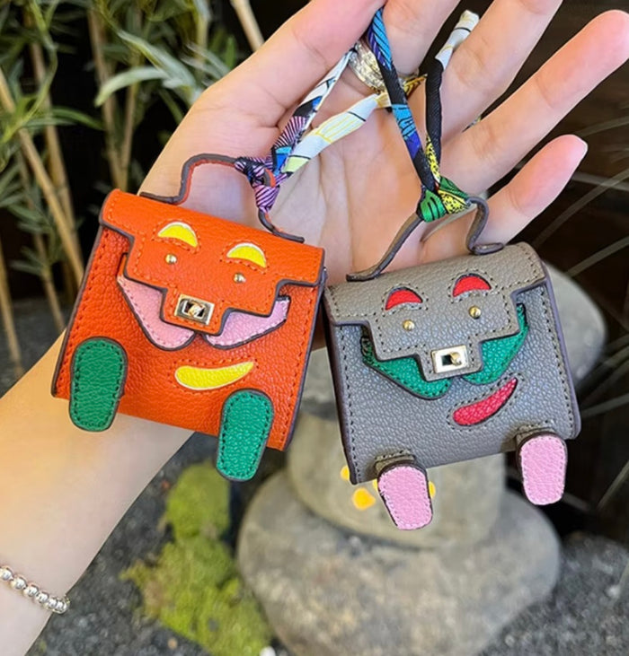 Mini O'Kelly Doll Leather Pendant