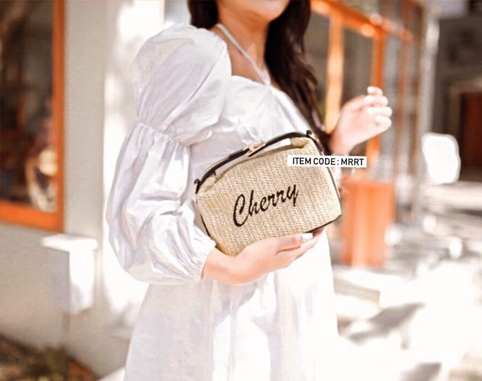 Mini Retro Raffia Tote Travellers Hat Boutique