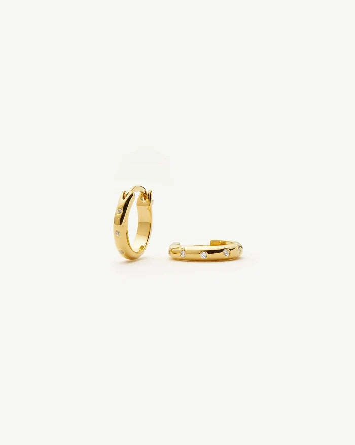 Mini Solar Studded Hoop Earrings Earrings Missoma