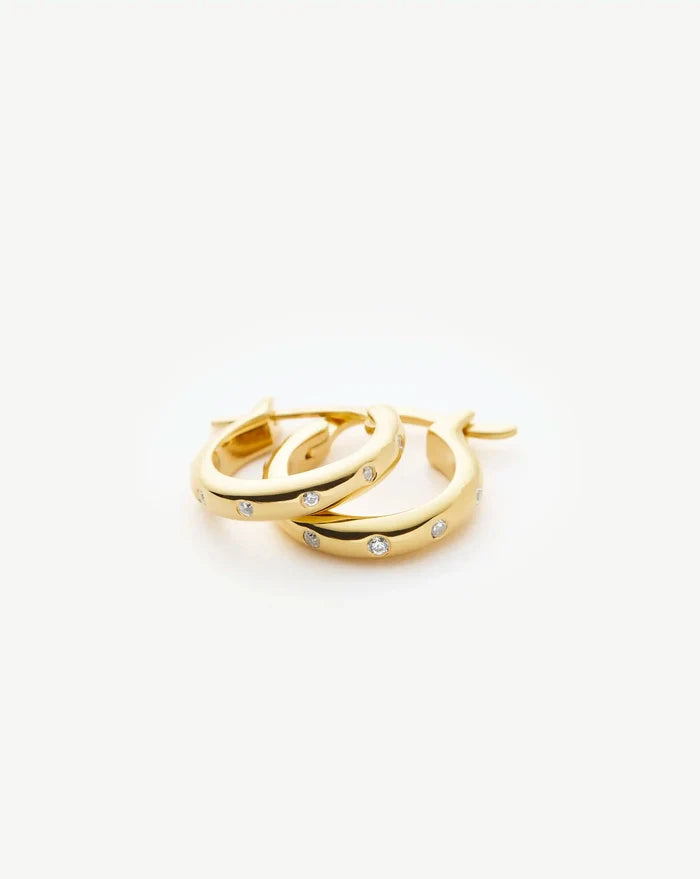 Mini Solar Studded Hoop Earrings Earrings Missoma
