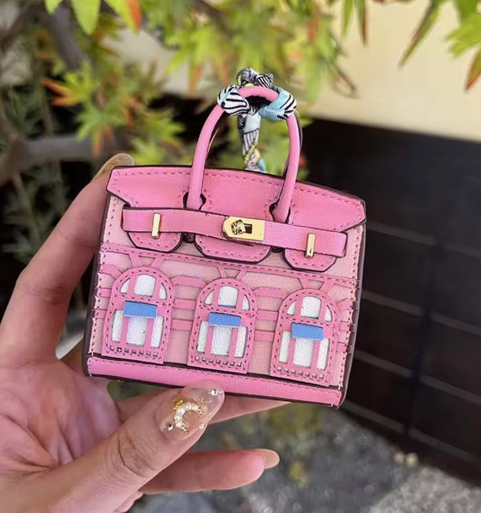 Mini Window House Bag Pendant Travellers Hat Boutique