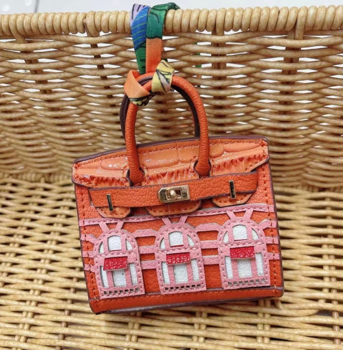 Mini Window House Bag Pendant Travellers Hat Boutique