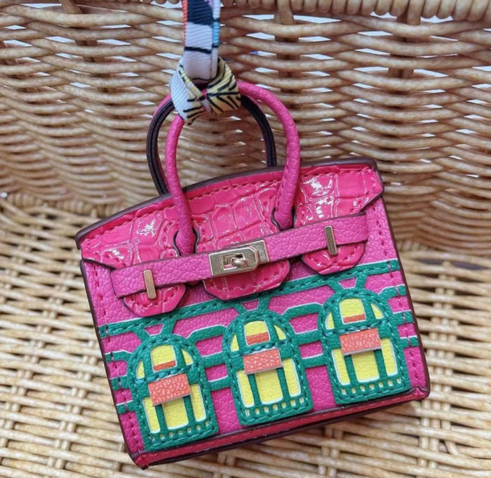 Mini Window House Bag Pendant Travellers Hat Boutique