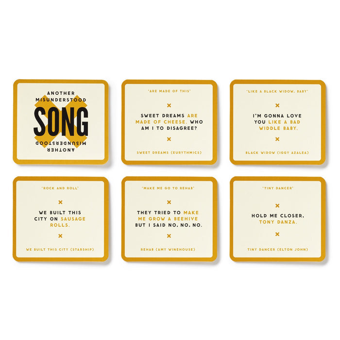 Misunderstood Songs Game Card Games Brass Monkey
