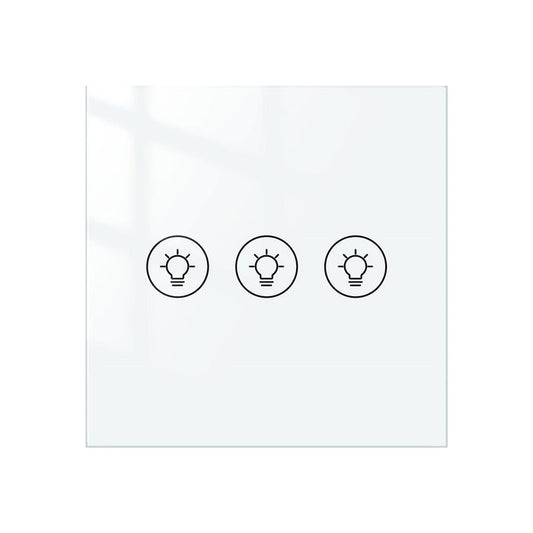 MOES WiFi Smart Light Dimmer Touch Panel Switch 1/2/3 Gang EU Version - MOES
