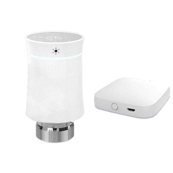White / KIT1: 1 TRV+1 ZigBee HUB