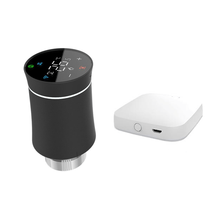 Black / KIT1: 1 TRV+1 ZigBee HUB